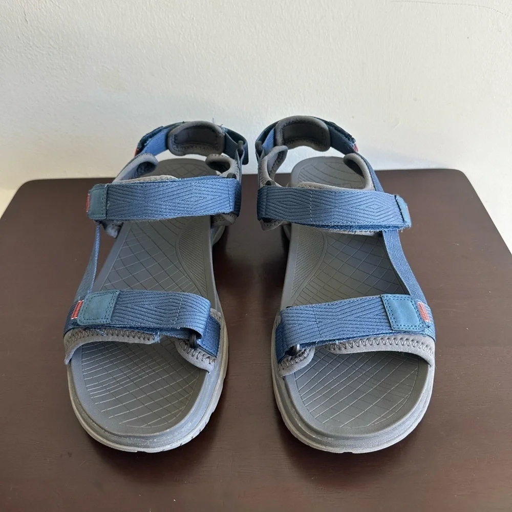 Mens Earth Origins Bostonian Bowen Sport Sandals Blue Size 9